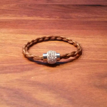 Armband met glittersluiting